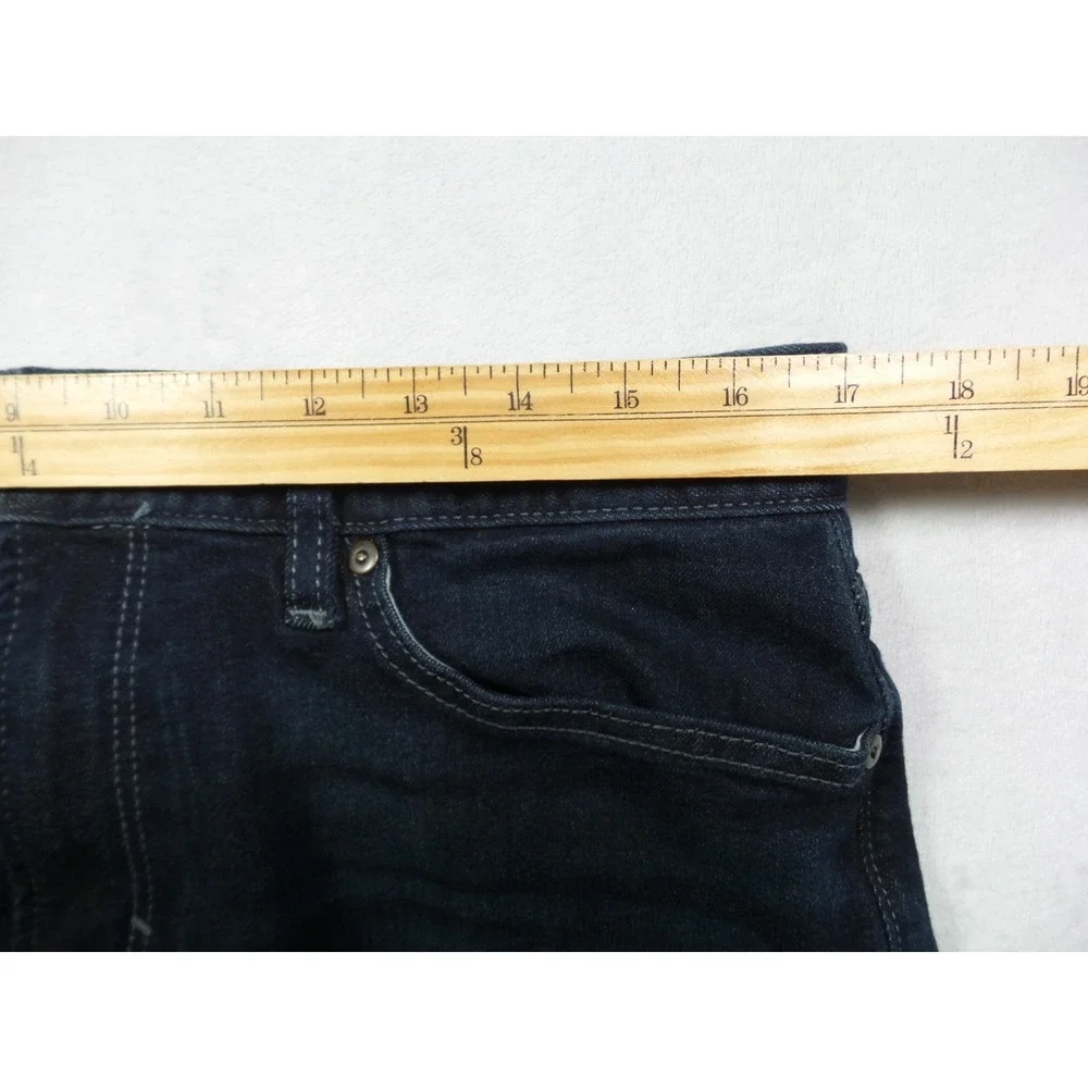 Banana Republic Travel Jeans Mens Size 34 x 30 Blue Denim Athletic Fit Dark Wash